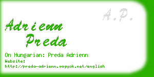 adrienn preda business card